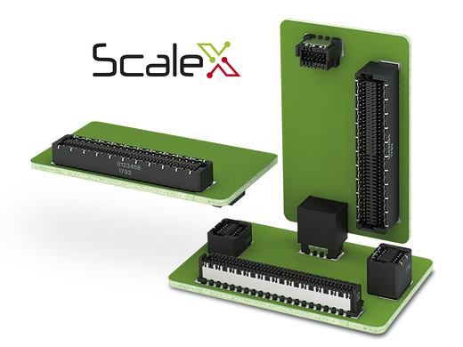 Interference-free high-speed PCB connectors