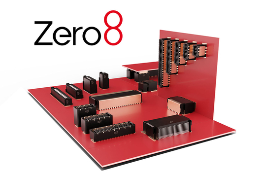 Zero8 0.8 mm SMT PCB connector